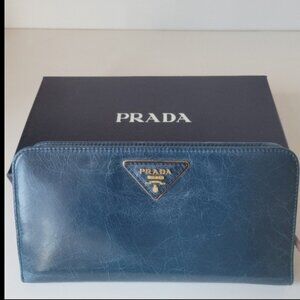 PRADA Leather Travelers Wallet